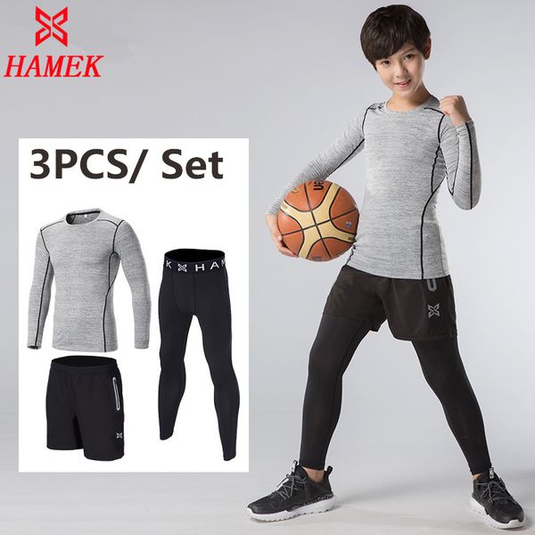 3 pcs kids compression running set sportswear soccer basketball training tights fitness yoga shirt tight leggings running suits, Black;blue
3 pcs kids compression running set sportswear soccer basketball training tights fitness yoga shirt tight leggings running suits, Black;blue