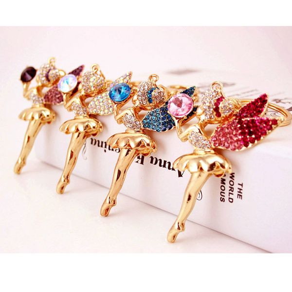 new design crystal lovely angel keychain keyring bag/purse charm gift real gold plated ,alloy key chain key holder, Slivery;golden
new design crystal lovely angel keychain keyring bag/purse charm gift real gold plated ,alloy key chain key holder, Slivery;golden