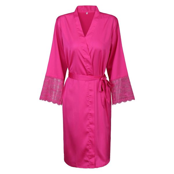 female kimono bathrobe gown lace trim nightgown bride bidesmaid wedding robes nightwear casual sleepwear rayon nightdress, Black;red
female kimono bathrobe gown lace trim nightgown bride bidesmaid wedding robes nightwear casual sleepwear rayon nightdress, Black;red