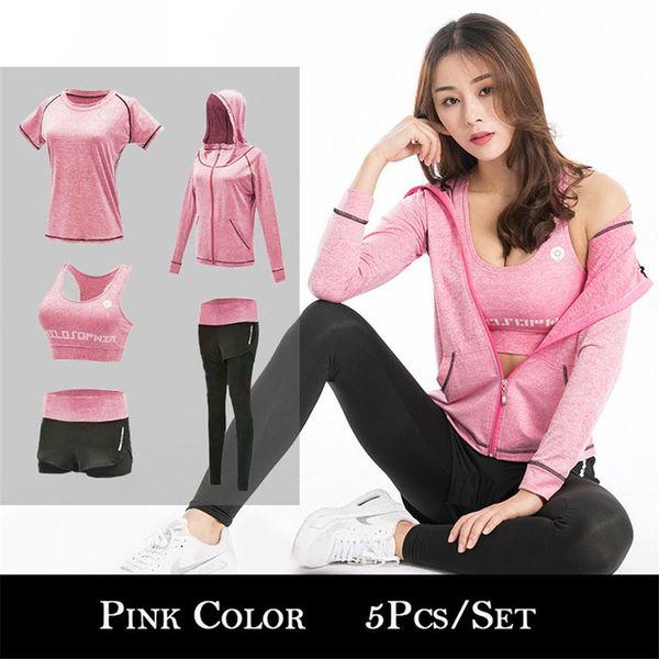 1set/5pcs sport t-shirt + sports bra+sport leggings+yoga shorts+ running sportswear gym women yoga clothes jogging sets, Black;blue
1set/5pcs sport t-shirt + sports bra+sport leggings+yoga shorts+ running sportswear gym women yoga clothes jogging sets, Black;blue