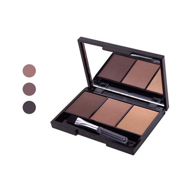 3 color eyebrow powder palette cosmetic brand eye brow enhancer waterproof makeup eye shadow with brush mirror tn
3 color eyebrow powder palette cosmetic brand eye brow enhancer waterproof makeup eye shadow with brush mirror tn