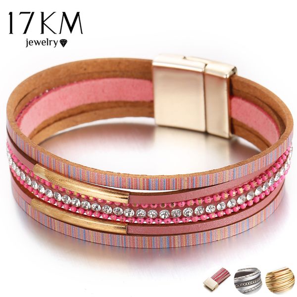 17km 3 design fashion crystal charm bracelets & bangles for women 2018 boho multiple layers leather wristband bracelet jewelry, Golden;silver
17km 3 design fashion crystal charm bracelets & bangles for women 2018 boho multiple layers leather wristband bracelet jewelry, Golden;silver