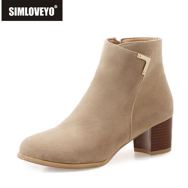 simloveyo thick heel ankle boots female round toe boots high heel zipper round toe shoes women riding botas feminina b1007, Black
simloveyo thick heel ankle boots female round toe boots high heel zipper round toe shoes women riding botas feminina b1007, Black