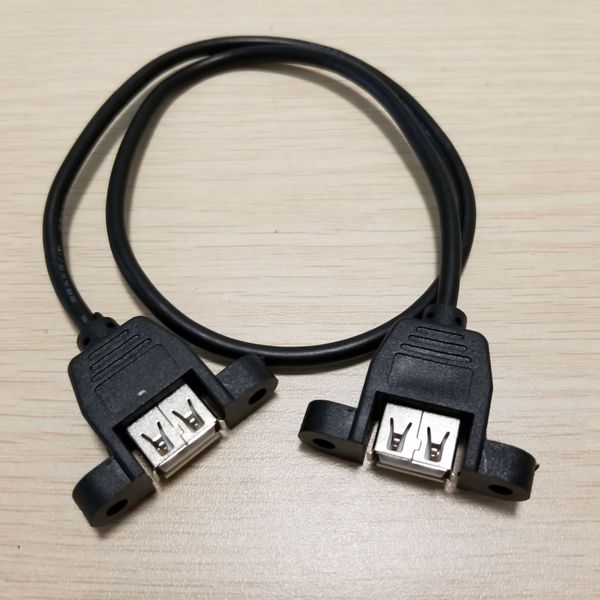 panel mount usb 2.0 type a female to a female a/f - a/f data sync charge extension cable line 0.5m/19.7inch
panel mount usb 2.0 type a female to a female a/f - a/f data sync charge extension cable line 0.5m/19.7inch