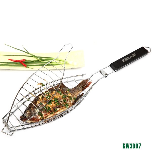 selling 1 pcs durable one fish grilling basket w/ black wood handle fish grill rack bbq grill basket for single kw3007
selling 1 pcs durable one fish grilling basket w/ black wood handle fish grill rack bbq grill basket for single kw3007