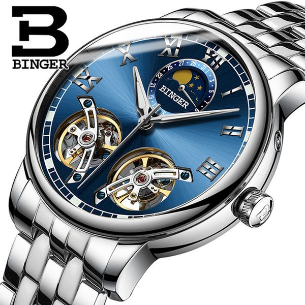 double binger 2018 new men's skeleton wristwatch casual sport automatic skeleton mechanical watches male relojes, Slivery;brown
double binger 2018 new men's skeleton wristwatch casual sport automatic skeleton mechanical watches male relojes, Slivery;brown
