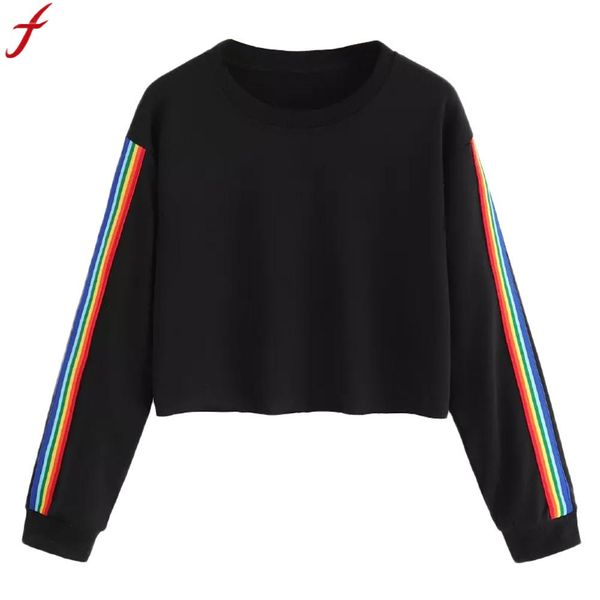 crop hoodie sweatshirt women 2018 casual long sleeve round neck pullover 2018 autumn print sweatshirts female moletom, Black
crop hoodie sweatshirt women 2018 casual long sleeve round neck pullover 2018 autumn print sweatshirts female moletom, Black