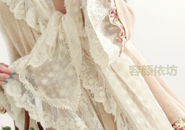mori girl unique lace scarf hmong carves shawl white fairy princess lace embroidery scarf women novelty clothing mori, Blue;gray 
mori girl unique lace scarf hmong carves shawl white fairy princess lace embroidery scarf women novelty clothing mori, Blue;gray