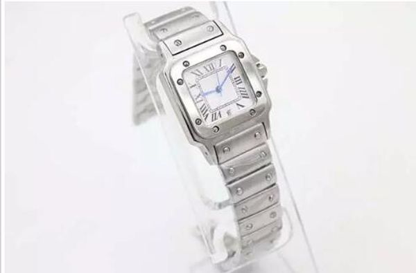luxury ladies quartz watch stainless steel women's wrist watch 071 lady watches silver watch strap christmas gifts, Slivery;brown