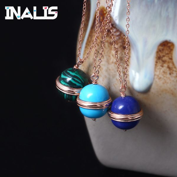 inalis 2018 new statement charming necklace s925 sterling silver rose gold plated turquoise round ball pendant for women jewelry
inalis 2018 new statement charming necklace s925 sterling silver rose gold plated turquoise round ball pendant for women jewelry