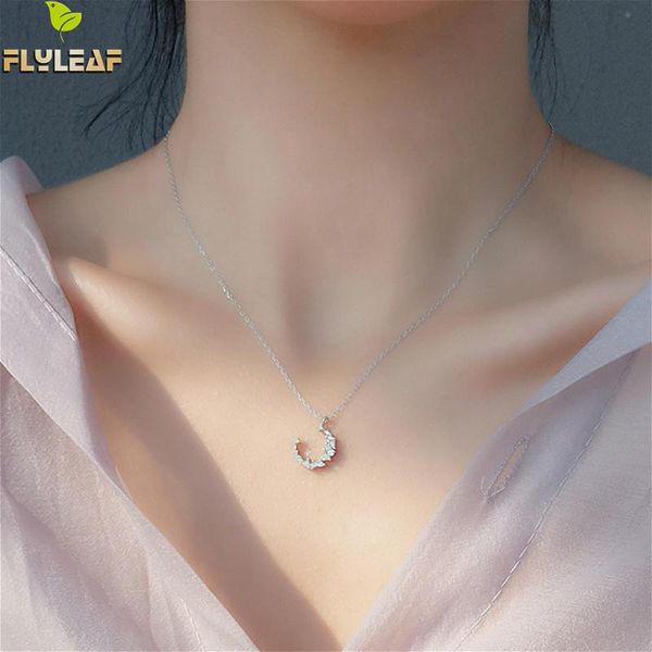 flyleaf cubic zirconia crescent moon necklaces & pendants for women 100% 925 sterling silver lady fashion jewelry
flyleaf cubic zirconia crescent moon necklaces & pendants for women 100% 925 sterling silver lady fashion jewelry