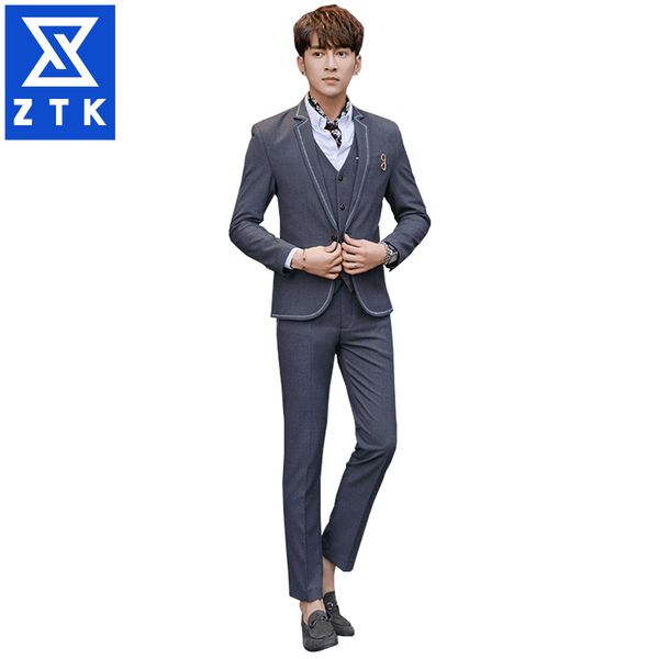 men's suit three-piece autumn leisure korean version of slender groom wedding dress man team clothing, White;black
men's suit three-piece autumn leisure korean version of slender groom wedding dress man team clothing, White;black