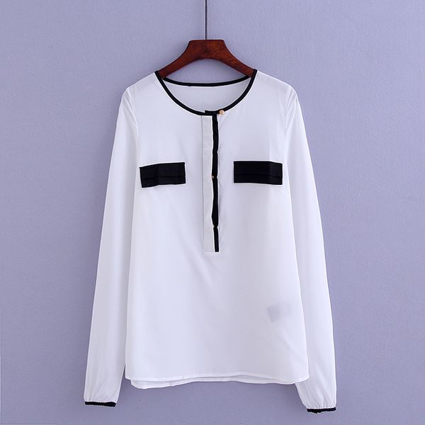 spring women white chiffon soild color slim blouse ladies long sleeve work shirts femme minimalist clothing all-match, Black
spring women white chiffon soild color slim blouse ladies long sleeve work shirts femme minimalist clothing all-match, Black