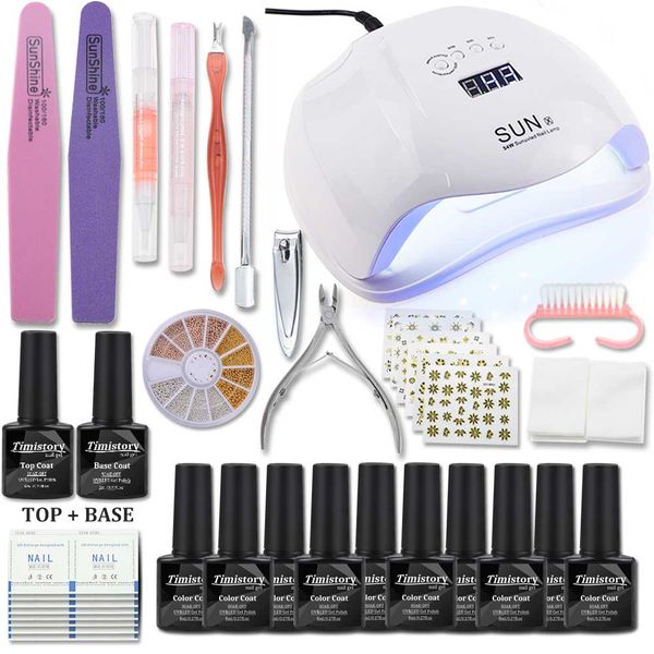 nail set 72/54/48/40w led nail lamp set 10 color soak off polish gel varnishes base gel coat kit manicure tool
nail set 72/54/48/40w led nail lamp set 10 color soak off polish gel varnishes base gel coat kit manicure tool