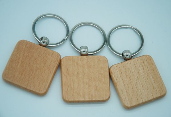 50pcs blank square wooden key chain diy promotion customized key tags promotional gifts, Silver
50pcs blank square wooden key chain diy promotion customized key tags promotional gifts, Silver