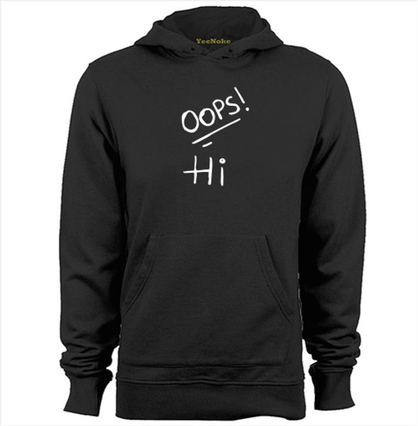 oops hi mens & womens personalized cool hoodies sweatshirts, Black 
oops hi mens & womens personalized cool hoodies sweatshirts, Black