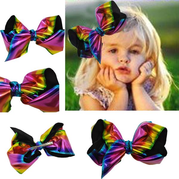 new pu material bow hairpin clips girls large bowknot barrette kids hair boutique bows children hair accessories, Slivery;white
new pu material bow hairpin clips girls large bowknot barrette kids hair boutique bows children hair accessories, Slivery;white