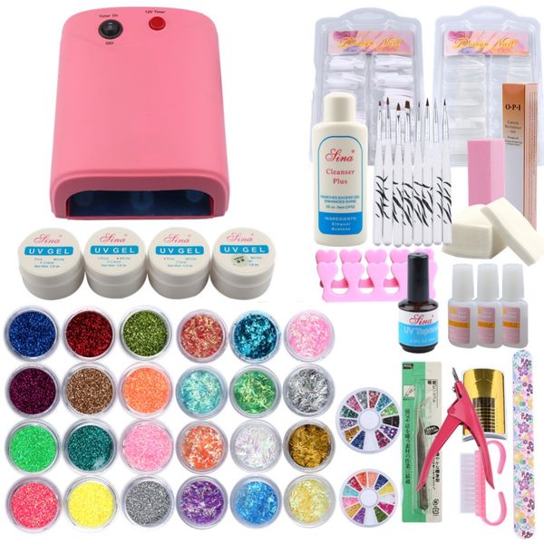 nail polish manicure set kit gel nail polish 36w uv lamp for dryer base &coat gel manicure tools se
nail polish manicure set kit gel nail polish 36w uv lamp for dryer base &coat gel manicure tools se
