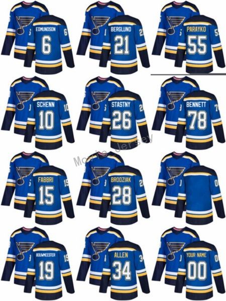 2018 New Style 6 Joel Edmundson Jersey St. Louis Blues Jerseys 19 Jay Bouwmeester 15 Robby Fabbri 78 Beau Bennett 28 Kyle Brodziak Blue
2018 New Style 6 Joel Edmundson Jersey St. Louis Blues Jerseys 19 Jay Bouwmeester 15 Robby Fabbri 78 Beau Bennett 28 Kyle Brodziak Blue