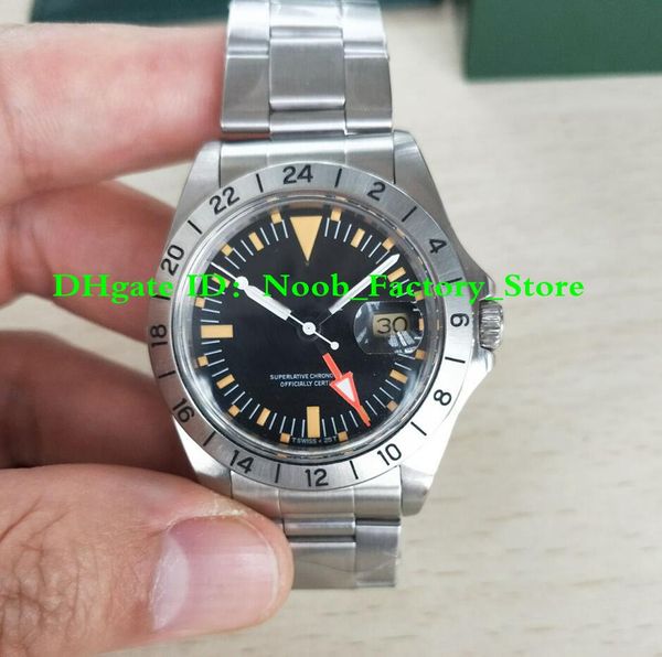 BP Factory Best Edition R-GMT 1972 1655 model EXP LORER II stainless steel automatic best watch with 24 hours and date display Men watches
BP Factory Best Edition R-GMT 1972 1655 model EXP LORER II stainless steel automatic best watch with 24 hours and date display Men watches
