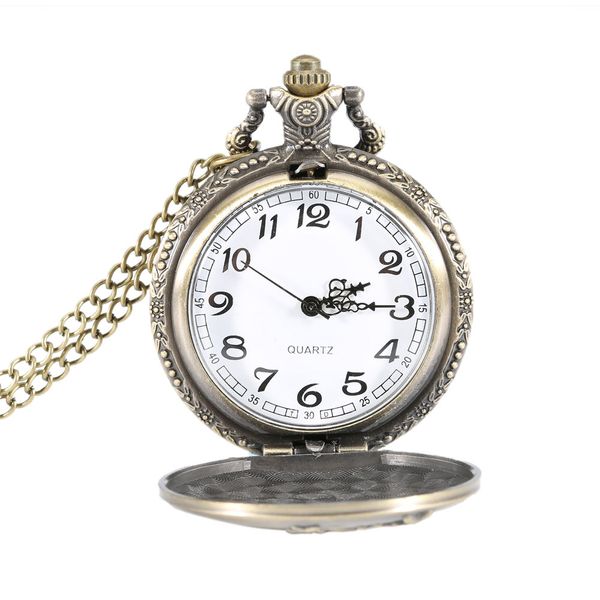 vintage deer bronze case quartz pocket watch pendant necklace women men chain clock gifts@88, Slivery;golden
vintage deer bronze case quartz pocket watch pendant necklace women men chain clock gifts@88, Slivery;golden