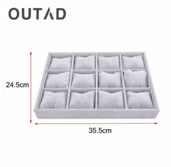 outad velvet 12 lattice watch case necklace display show rack cajas para stand holder rack jewelry organizer relojes watches box, Black;blue
outad velvet 12 lattice watch case necklace display show rack cajas para stand holder rack jewelry organizer relojes watches box, Black;blue