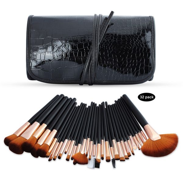 32 pieces professional makeup brushes set essential cosmetics with case 32pcs face eye shadow eyeliner foundation lip powder liquid cream b
32 pieces professional makeup brushes set essential cosmetics with case 32pcs face eye shadow eyeliner foundation lip powder liquid cream b