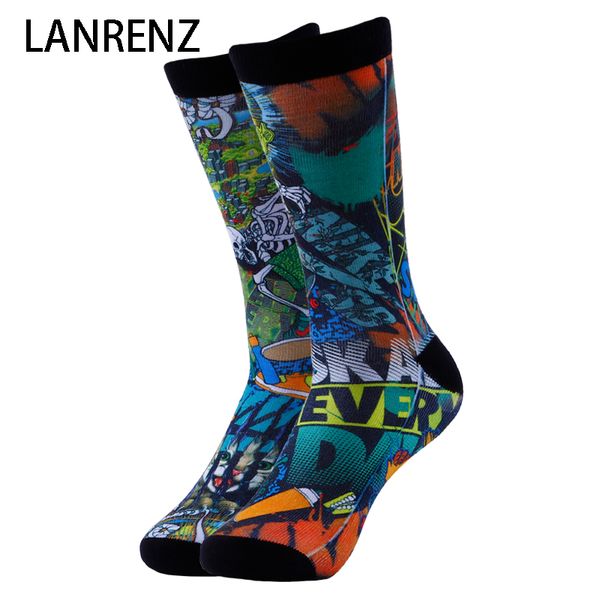 2019 creative street comic prints men and women fashion funny socks 3d printed socks 200 knitting oil painting compression, Black
2019 creative street comic prints men and women fashion funny socks 3d printed socks 200 knitting oil painting compression, Black