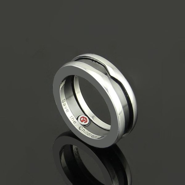 Fashion Charitable Style Black Ceramic Bulgaria Rings Titanium Stainless steel with Red mark Women /Men Jewelry
Fashion Charitable Style Black Ceramic Bulgaria Rings Titanium Stainless steel with Red mark Women /Men Jewelry