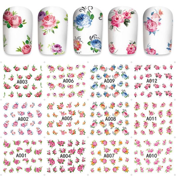 zko 12pcs / sheet watermark nail stickers mixed flower cartoon nail art water transfer sticker decals nails wraps decor, Black
zko 12pcs / sheet watermark nail stickers mixed flower cartoon nail art water transfer sticker decals nails wraps decor, Black