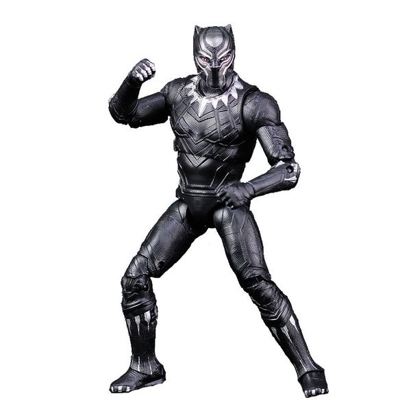 

marvel movie captain america civil war black panther pvc action figure collectible heros model toy dolls for kids christmas gift