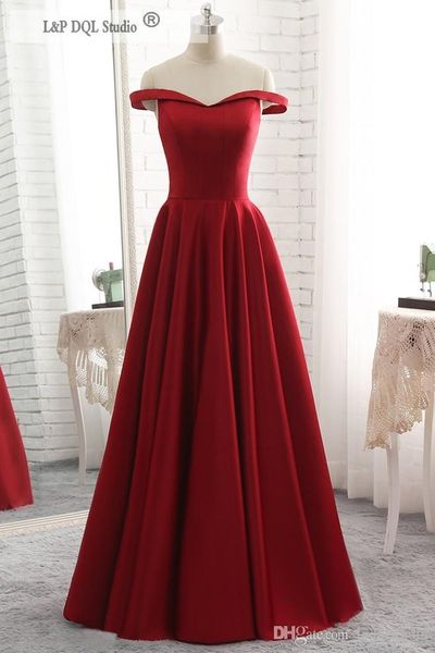 off shoulder burgundy evening dresses satin long prom dress royal blue,black,lavender party dresses zipper back custom made
off shoulder burgundy evening dresses satin long prom dress royal blue,black,lavender party dresses zipper back custom made