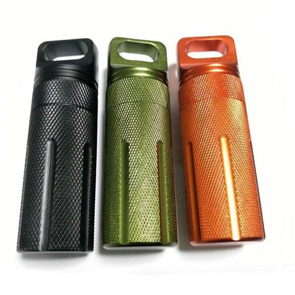 Mini aluminum waterproof tank eal bottle ca e container holder edc box emergency fir t aid urvival gear torage ooa4987
Mini aluminum waterproof tank eal bottle ca e container holder edc box emergency fir t aid urvival gear torage ooa4987