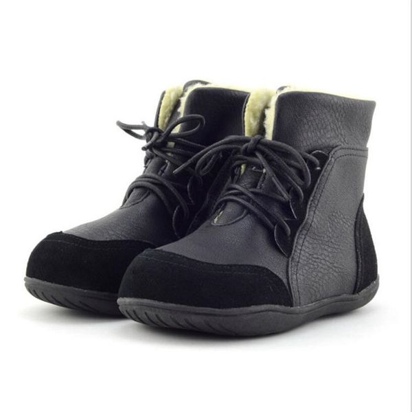 genuine leather child slip-resistant female snow boots child boots male medium-leg child cotton-padded shoes soft outsole, Black;grey
genuine leather child slip-resistant female snow boots child boots male medium-leg child cotton-padded shoes soft outsole, Black;grey