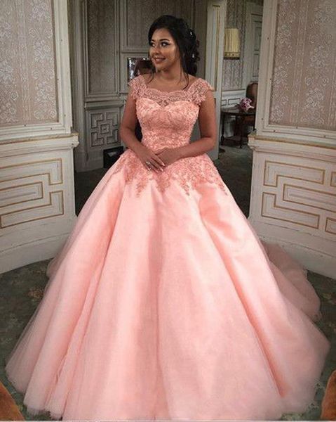2018 square neckline light pink wedding dresses short sleeves with lace applique a-line bridal gowns back zipper custom made wedding gowns, White
2018 square neckline light pink wedding dresses short sleeves with lace applique a-line bridal gowns back zipper custom made wedding gowns, White