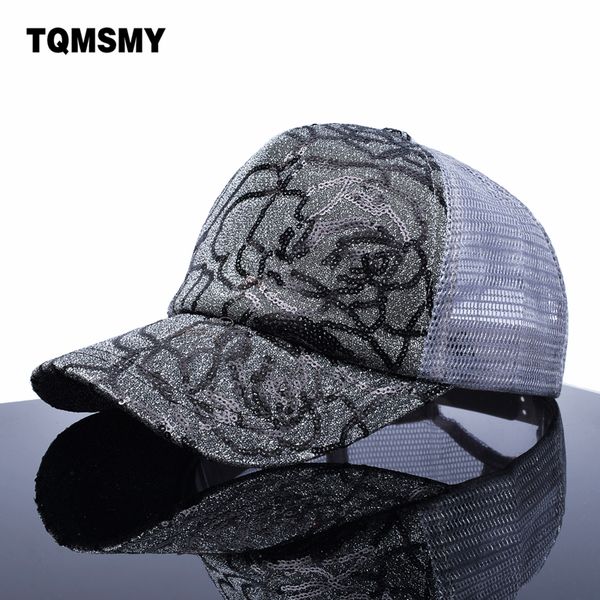 girl 's sun hat brand snapback cap women sequins shiny hats breathable mesh bone summber baseball caps for women hip hop gorras, Blue;gray 
girl 's sun hat brand snapback cap women sequins shiny hats breathable mesh bone summber baseball caps for women hip hop gorras, Blue;gray