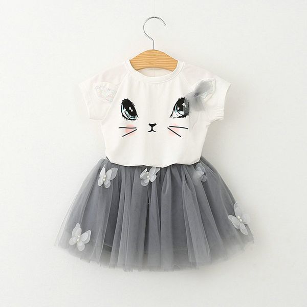 toddler infant child kids baby girls outfits spring summer clothes cute cat print t shirt tutu skirt dress 2pcs lovely set, White
toddler infant child kids baby girls outfits spring summer clothes cute cat print t shirt tutu skirt dress 2pcs lovely set, White