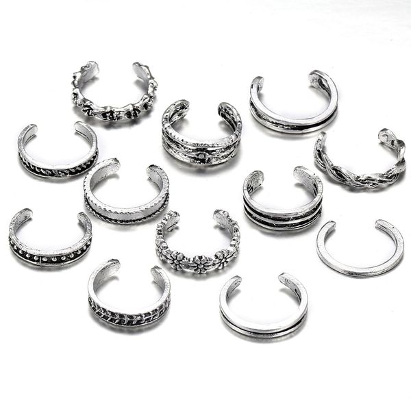 women jewelry drop new trendy 12pc/set wholesale mix celebrity fashion simple retro carved flower adjustable toe foot ring hzd872, Golden;silver
women jewelry drop new trendy 12pc/set wholesale mix celebrity fashion simple retro carved flower adjustable toe foot ring hzd872, Golden;silver
