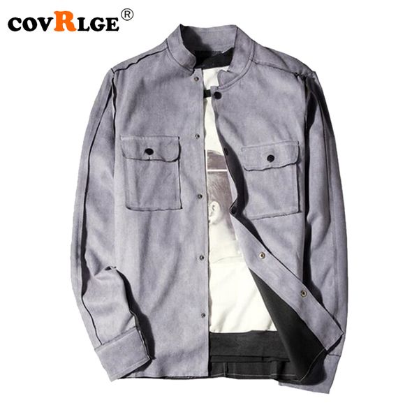 covrlge 2018 new men jacket fashion solid british style coats mens casual plus size overcoat suede jackets male outerwear mwj125, Black;brown
covrlge 2018 new men jacket fashion solid british style coats mens casual plus size overcoat suede jackets male outerwear mwj125, Black;brown