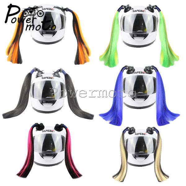colorful motorcycle pigtails ponytail hair stick on helmet ponytail mix color helmet braids dirt bike ski street motocross
colorful motorcycle pigtails ponytail hair stick on helmet ponytail mix color helmet braids dirt bike ski street motocross