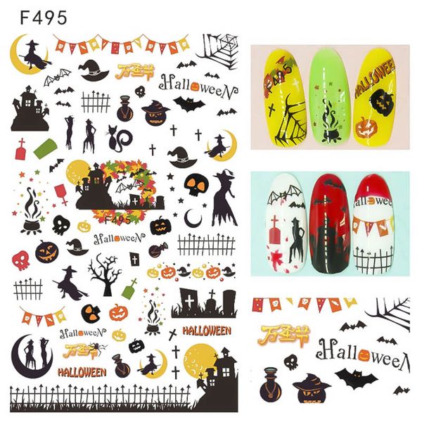 wirinef 1sheet nail sticker flower decal halloween devil witch nail art water transfer foils decoration christmas tattoo, Black
wirinef 1sheet nail sticker flower decal halloween devil witch nail art water transfer foils decoration christmas tattoo, Black