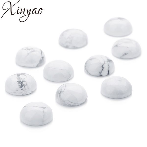 xinyao 2018 20pc 4/6/8/10/12/14mm natural stone cabochon beads flatback white turquoises cabochon beads for jewelry making f5425, Black
xinyao 2018 20pc 4/6/8/10/12/14mm natural stone cabochon beads flatback white turquoises cabochon beads for jewelry making f5425, Black