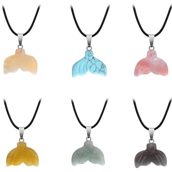 necklace fish tail pendant necklaces designer jewelry healing turquoise green aventurine quartz stone silver plated leather link chain alloy
necklace fish tail pendant necklaces designer jewelry healing turquoise green aventurine quartz stone silver plated leather link chain alloy