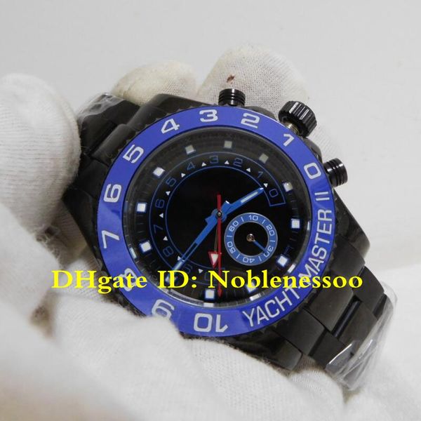 5 color watch mens 44mm all black pvd blue ceramic bezel 116680 116681 116688 men asia 2813 movement sport automatic men's watches, Slivery;brown
5 color watch mens 44mm all black pvd blue ceramic bezel 116680 116681 116688 men asia 2813 movement sport automatic men's watches, Slivery;brown