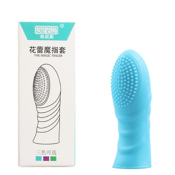 

soft silicone spot finger flirting g toys couple stimulation for men women magic sleeve products eiofh