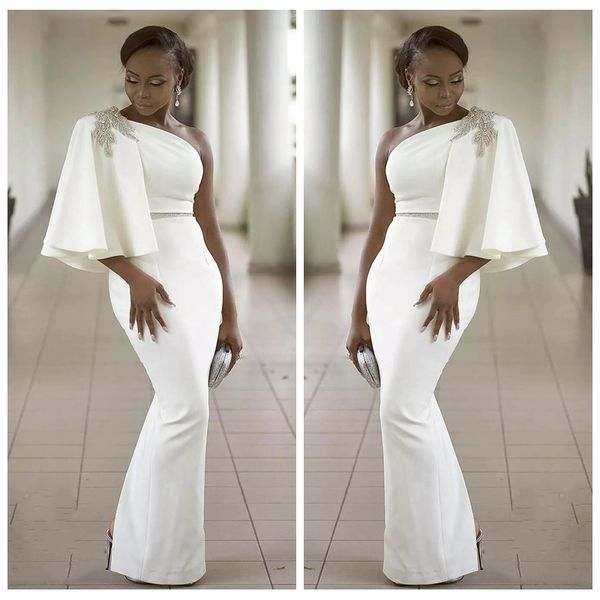2019 sheath aso ebi 2k17 black girls evening dresses one shoulder beads rhinestone prom gowns long satin formal vestido formatura, Black;red
2019 sheath aso ebi 2k17 black girls evening dresses one shoulder beads rhinestone prom gowns long satin formal vestido formatura, Black;red