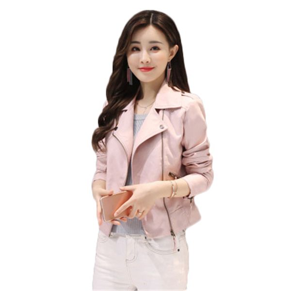 winter women coats spring autumn pu leather jacket casual large size slim soft moto jacket biker women faux leather j683, Black
winter women coats spring autumn pu leather jacket casual large size slim soft moto jacket biker women faux leather j683, Black