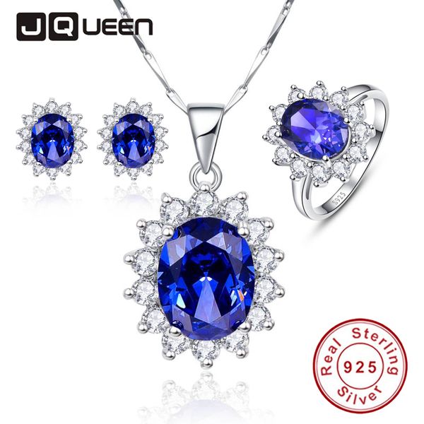 luxury jewelry sets shiny cubic zirconia blue tanzanite sun flower earrings set ring necklace silver 925 party jewellery set, Black
luxury jewelry sets shiny cubic zirconia blue tanzanite sun flower earrings set ring necklace silver 925 party jewellery set, Black