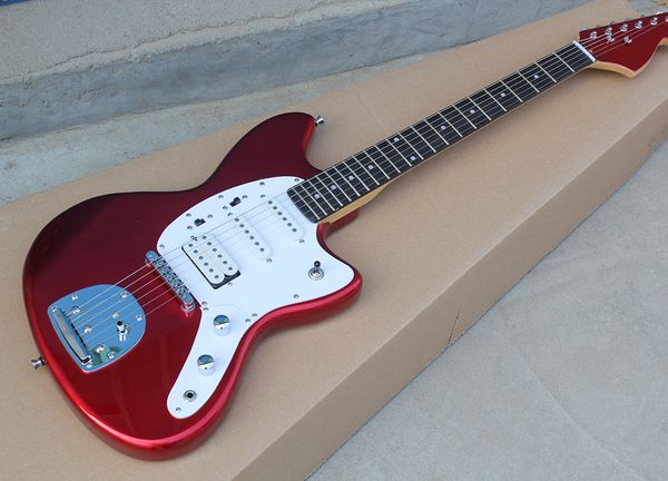 wholesale custom factory custom metallic red electric guitar with rosewood fretboard,white pickguard ssh pickups 180903
wholesale custom factory custom metallic red electric guitar with rosewood fretboard,white pickguard ssh pickups 180903