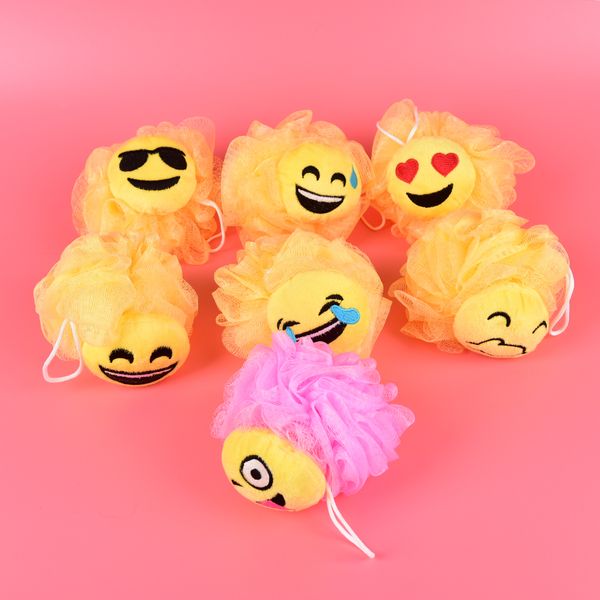 1pcs fuuny emoji bath ball mesh brushes wash sponges exfoliation cleaning body wisp natural sponge dry brush bath accessories
1pcs fuuny emoji bath ball mesh brushes wash sponges exfoliation cleaning body wisp natural sponge dry brush bath accessories
